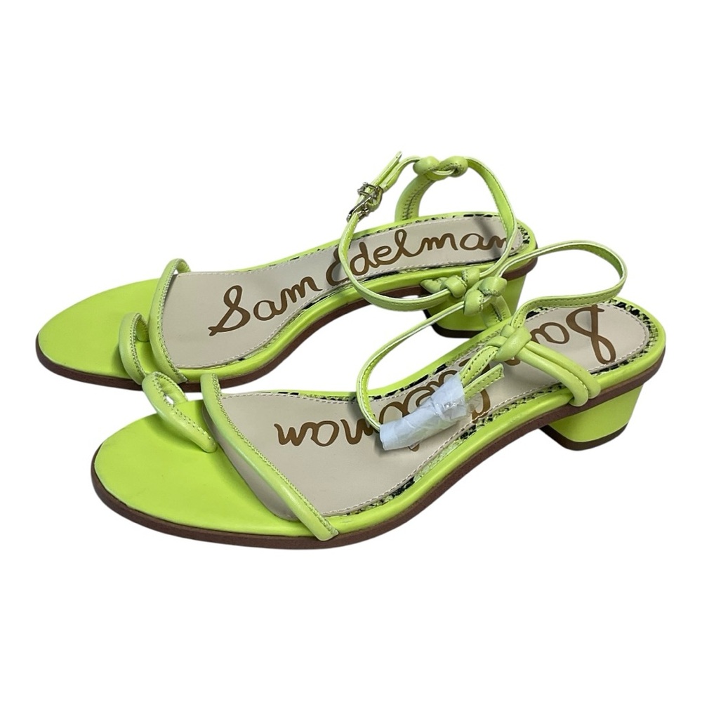 Sam Edelman Isle Heeled Sandals Size 7.5 Block Heel Strappy